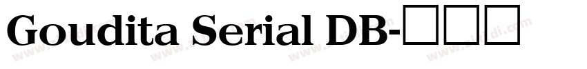Goudita Serial DB字体转换